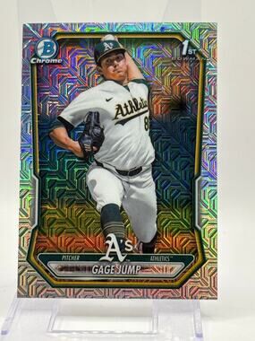 2026 Bowman Gage Jump 1st Bowman Mojo Refractor Oakland Athletics Prospect